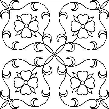 (image for) Dogwood Blossom Four Patch-L00495